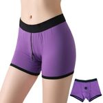 Lacnuopao Boxers Brief for Men Womenxxl purple, Purple, XXL