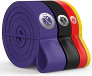 XFyt Beyond Boundaries: Set of 4 Combo Pull Up Resistance Bands for Heavy Gym Workouts and streches | Fitness Loop Tube Bands 2 to 45 kgs for Advanced Heavy Workouts for Men Women (5-90lbs Combo)