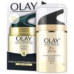 Olay Total Effects Anti Ageing Skin Cream (Moisturizer)| Fights 7 Signs of Ageing | With Niacinamide and Green Tea Extracts | Normal, Oily, Dry, Combination Skin | 50g (BB Creme SPF 15)