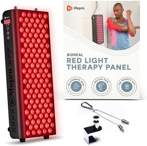 LifePro Red Light Therapy for Body, face - Powerful Near Infrared Light Therapy for Face, Whole Body Relaxation & Health - Thin, Tall & Stable for On-The-Go or at Home Red Light Therapy Panel Device