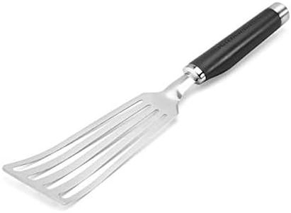 KitchenAid Gourmet Stainless Steel Flex Turner, One Size, Black