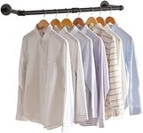 IBUYKE Wall Mounted Clothes Rail, 9