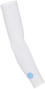 SParms UPF 50+ Cooling Arm Sleeves - White (Pair of 2) (M)