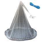 Hand Throwing 18 Feet Height Fishing Bait Catch Net,