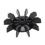 Small Air Compressor Fan Blade Accessories Plastic Low Noise Directon on Line Motor Blade 14mm Shaft 135mm Outer Diameter