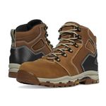 Danner Vicious 4.5” Composite Toe Work Boots for Men - Full-Grain Leather with Breathable Gore-Tex Lining, Speed Lace System & Non Slip Heel Outsole, Tan/Black - 8.5 EE