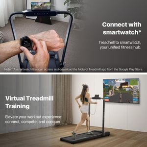 Mobvoi Foldable Treadmill – 12km/h Compact Walking Running Machine