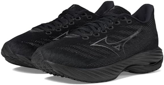 Mizuno Women's Wave Rider 28 Running Shoe, Black-Shade, 10