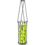 TOBWOLF Portable Tennis Ball Hopper Basket, Pickleball & Tennis Ball Collector, Pickup Retriever with Handle for Easy Pickup & Carrying, Ball Bucket Carrier Gatherer Picker Hopper, Picker Hopper Caddy