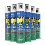 Raid Fly, Wasp & Mosquito Killer with Eucalyptus Aroma Oil, Fly Killer Spray For Indoor Use, Pack of 6 (6 x 300ml)