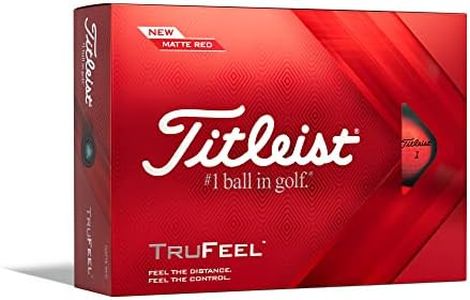 TITLEIST TruFeel Golf Balls Matte Red