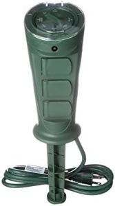 Woods 17321 Outdoor Power Strip Timer with 3-Outlets and 6-Foot Cord