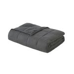 CODUM Weighted Blanket for Women & Men 80"x87" 20lbs 20 pounds Cooling Blanket for Sleepers, Soft Material Blanket with Premium Glass Beads for All-Season, Queen Size Grey