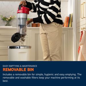 Vax Mach Air Upright Vacuum Cleaner – Lightweight, Red
