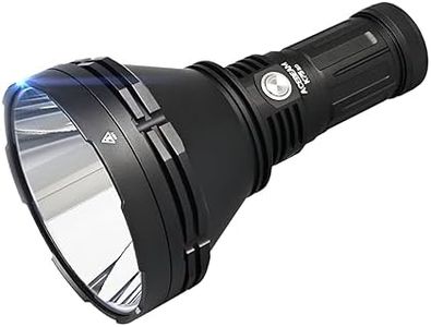 ACEBEAM K75 2.0 Longest Range Throw LED Rechargeable Flashlight 6300 Lumens Bright Searchlight for Searching, Hiking, Camping, and Hunting, Black