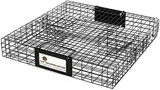 Rugged Ranch Squirrel Trap, Live Animal Catch & Release Cage, Squirrelinator