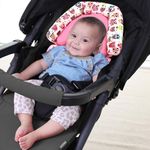 KAKIBLIN Car Seat Head Support Infant, Dinosaur Infant Car Seat Insert, 2-in-1 Reversible Baby Car Seat Head and Body Support, Soft Baby Car Seat Cushion for Newborn