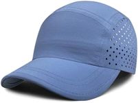 Outdoor Shaping Ultra-Light Breathable, Baseball Cap Flat-Top Sport, Quick-Dry Hat with Side Ventilation, Summer Outdoor Cap Adjustable, Hiking Running Travel Daily Wear Blue
