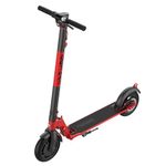 Gotrax GXL V2 Electric Scooter, 8.5" Pneumatic Tire, Max 19Km and 25km/h Speed, EABS and Rear Disk Brake,Lightweight Aluminum Alloy Frame and Cruise Control,Foldable Escooter for Adult Red