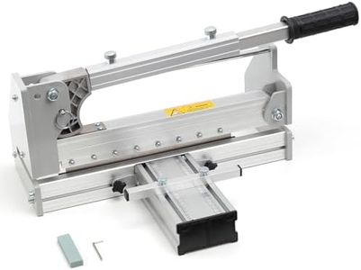 300mm Professional Laminate & Vinyl Floor Cutter, Heavy Duty Flooring Tool with HSS Blade, Cuts up to 12mm Thick for Vinyl Plank, Engineered Wood, LVP, LVT, WPC, SPC, PVC, VCT