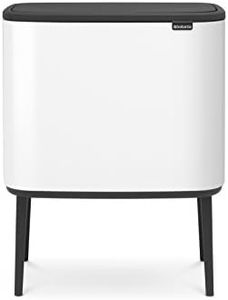 Brabantia BO Touch Bin, 11/23 Litre, White