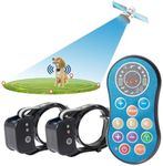 Dog GPS Wireless Fence Training Collar 2 in 1 System, Adjustable Range Dog Wireless Fence 50-990 Feet, Wireless Charging Wireless GPS Dog Fence, Fully Sealed Waterproof Collar Receiver