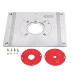 Router Table Insert Plate Aluminium Alloy for, & –, Precise, for Woodworking Benches and CNC Machines