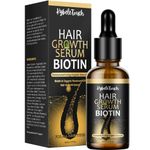 Hair Growth Serum 100% Natural Organic Hair Growth Oil with Biotin, Keratin, Caffeine, Rosemary, Castor, Argan, Coconut Oil, Hair Loss Treatment For Men,Women