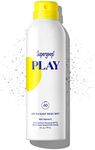 Supergoop! PLAY Antioxidant Body Mist w/ Vitamin C, 6 fl oz - SPF 50 PA++++ Broad Spectrum Sunscreen - Body Spray for Sensitive Skin - Clean Ingredients - Great for Active Days