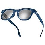 BABY SUNNIES Flexible Polarized Kids Sunglasses for Boys Girls 3-8 Years 100% UV Protection, Navy Blue, 3-8 years old