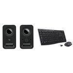 Logitech z150 Multimedia Speakers | MK270 Wireless Keyboard and Mouse Combo