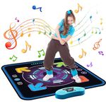 FUCEORUY Dance Mat for Kids Built-in Music Dance Toys 3 Game Modes Play Mats with AUX, Adjustable Volume Memory Games Pad, Birthday Toys for Girls and Boys age 4 5 6 7 8 9 10+