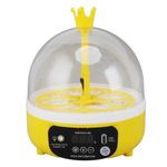 Egg Incubator, Mini Egg Incubator for Hatching Chicks, Automatic Temperature Humidity Control, 4 Eggs Candler, Poultry Hatching Machine for Chickens Ducks Pigeons, Transparent