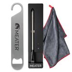 MEATER SE Bundle: Smart Wireless Meat Thermometer for Everyday Cooking with Kitchen Towel & Bar Blade Opener | Bluetooth Range for Oven, Hop, Air Fryer & More | 50+ Recipes in App