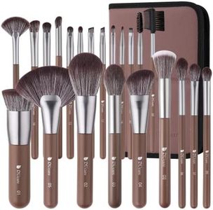 DUcare Makeup Brushes Professional with Bag 22Pcs Makeup Brush Set Premium Synthetic Kabuki Foundation Blending Brush Face Powder Blush Concealers Eye Shadows with Case