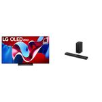 LG 65-Inch C4 OLED evo 4K Smart TV and, LG S77TY 3.1.3 ch. Soundbar