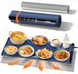 Extra Large Food Warming Mat with Heat-Resistant Pad, 36X15 Inch, 6 Temperature & 6 Timer Settings, Child Lock Safety, Fits More Dishes for Family Dinners and Parties