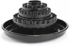 ALVIN Spin-O-Tray, Rotating Desktop Receptacle - Black
