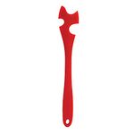 HIC Harold Import Co. 43847 HIC Oven Rack Jack, Non-Stick Silicone, 10.43 x 1.7-inches, Red