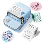 Phomemo M150 Label Maker, Upgraded Bluetooth Sticker Printer, 2 Inch Label Printer Compatible for Phone & PC, Thermal Printer for Small Business & Home Use, Barcode, Address,with 100 Labels