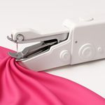 MASM Electric Hand Stitching Machine Portable Handheld Sewing Machine for Home Tailoring, Travel & Emergency Use | Compact Stapler Style Mini Silai Machine | DIY Crafts & Clothes Repair Kit