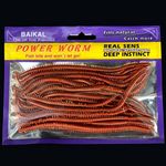 LVEDU 20pcs/pack Artificial Sea Worms 135mm Earthworm Soft Fishing Lures Soft Bait Lifelike Fishy Smell Lures