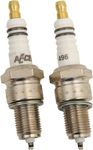 Accel High Performance Spark Plugs (Pair) 2410A, 5R6A for Harley Davidson Evolution 1340cc and Shovelhead models from 1978-81