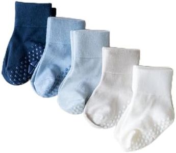 KYTE BABY Quarter Socks Combo 5-Pack in Cool w/Grips