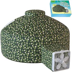 Skywin Air Tent Fort Playhouse for Kids (Camo) - Inflatable Kids Fort Sets Up and Stores Away in Seconds (Fan NOT Included)