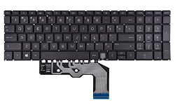 Replacement Keyboard for HP Envy X360 15-EE 15M-EE 15-ED 15M-ED 17-CG Series, HP Envy 15M-EE0013DX 15M-EE0023DX 15M-ED0023DX Laptop Keyboard with Backlit US Layout TPN-C149 TPN-W140, Black