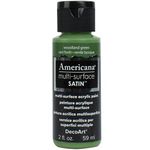 NEW! Americana Multi-Surface Satin Acrylic Paint 2oz-Woodland Green