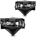 AUTOSAVER88 Fog Lights Compatible with Ford Mustang 99-04 1999 2000 2001 2002 2003 2004 Fog Light Replacement,with 880 12V 27W Halogen Bulbs(OE Style Clear Lens with Bulbs)