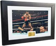 Kitbags & Lockers Mike Tyson vs Trevor Berbick Reprint 'DAWNING OF A NEW ERA' 12x8 A4 Autographed Signed Photo Photograph Picture Frame Boxing Gift Poster, Black, 323mmx342mmx1.5mm