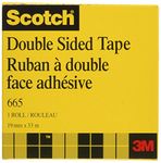 Scotch Tape Double Sided Tape, 19mm Wide x 33m, 1 Roll